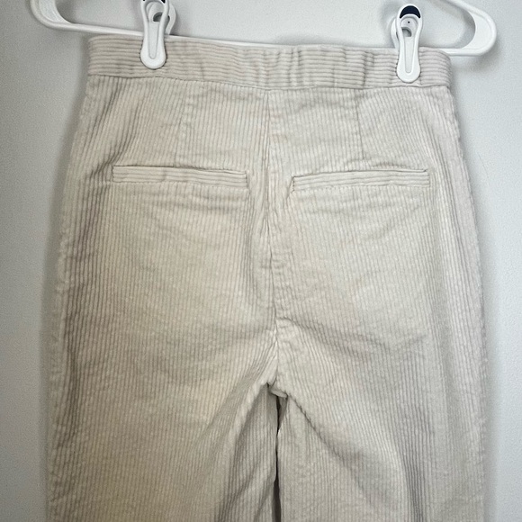 H&M Beige Cream Corduroy Flare Pants Size 4 - Picture 7 of 11